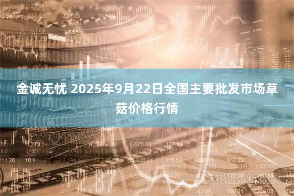 金诚无忧 2025年9月22日全国主要批发市场草菇价格行情